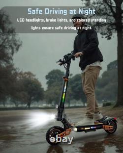 Ruitoo 1000W Electric Scooter for Adult Folding Off Road E-Scooter 28MPH 15.6AH