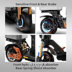 Ruitoo 1600W Foldable Electric Scooter Adult with Seat E-Scooter 34 MPH 50 Miles