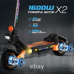 Ruitoo 3200W Dual Motor Electric Scooter Adult Off Road E-Scooter 20.8AH 35 MPH