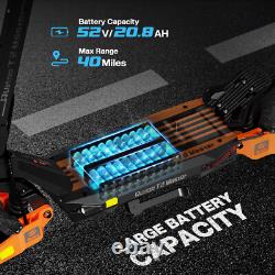 Ruitoo 3200W Dual Motor Electric Scooter Adult Off Road E-Scooter 20.8AH 35 MPH