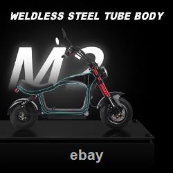 SAY YEAH Electric Scooter for Adults 800W 48V Removable Battery Citycoco E-Moped