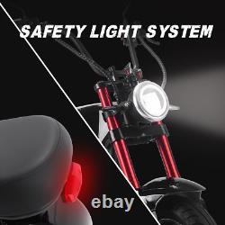 SAY YEAH Electric Scooter for Adults 800W 48V Removable Battery Citycoco E-Moped