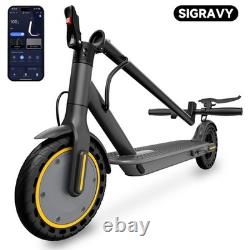 SIGRAVY E SCOOTER for adult with seat /phone holder 21MI Foldable URBAN COMMUTER