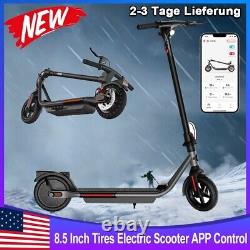 SISIGAD Adult Electric Scooter Folding Escooter Waterproof 18 mph APP+