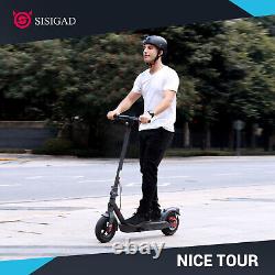 SISIGAD Electric Scooter Adults Peak 350W Motor 10Inch Solid Tires for Adults