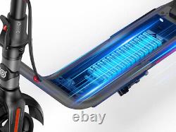 SISIGAD Electric Scooter Adults Peak 500W Motor 10Solid Tires for Adults 380WH