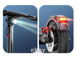SISIGAD Electric Scooter Adults Peak 500W Motor 10Solid Tires for Adults 380WH