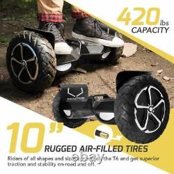 SWAGTRON T6 UL2272 Rugged Off-Road Motorized Self Balancing Electric Hoverboard