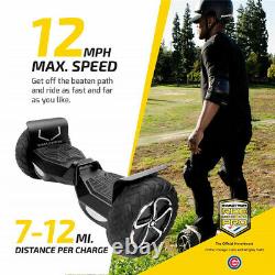 SWAGTRON T6 UL2272 Rugged Off-Road Motorized Self Balancing Electric Hoverboard