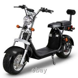 Scooter E-scooter with big wheels 1500W 80km 35km/h 2 seats New