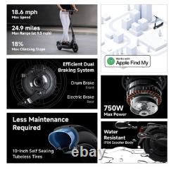 Segway DLX 2 PRO Adult Electric eScooter, 15.5 mph, 21.7 mi Range Age 14+