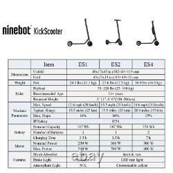 Segway Ninebot ES4 Folding Electric Kick Scooter (Dark Grey)