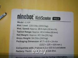 Segway Ninebot Kickscooter MAX G30P Electric Scooter 40 Miles Range New Sealed