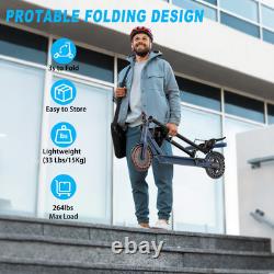 Sigravy 350W electric scooter adult 19MPH, 30km/h Foldable withAPP, phone holder
