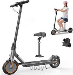 Sigravy Adult Electric Scooter 350W 19MPH 21Miles Foldable APP Control with seat