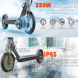 Sigravy Electric Scooter Adults Commute 350W 19MPH 21Miles Foldable with App, Seat