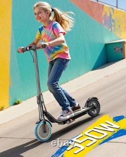 Sigravy electric adult scooter 350W 19MPH E Scooter with app 8.5 Solid Tires
