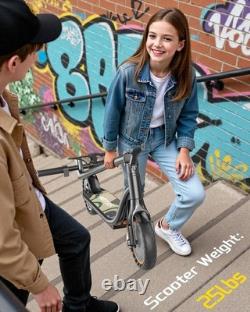 Sigravy electric adult scooter 350W 19MPH E Scooter with app 8.5 Solid Tires