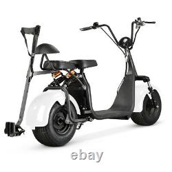 SoverSky 2 Wheel Golf Scooter Fat Tire Citycoco 2000W Lithium Scooter X7