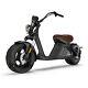 SoverSky Chopper Motorcycle 2000W 60V/20Ah Lithium Fat Tire Scooter M2 Black