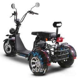 SoverSky Electric 3 Wheel Scooter for Adults 2000w 20Ah lithium Fat tire Trike