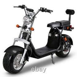 SoverSky Electric Bicycle 2000W 60V Lithium Fat Tire Citycoco Scooter SL1.0