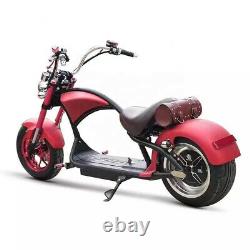 SoverSky Electric Chopper Motorcycle 2000W 20Ah Lithium Fat Tire Scooter M1