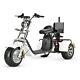 SoverSky Electric Golf Scooter 3 wheel Golf Cart 2000w Lithium 20Ah White T7.3
