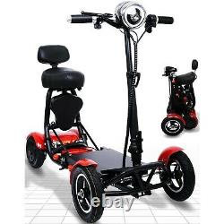 Sporty Electric 4 Wheel Mobility Scooter