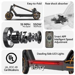 Stock 350W Electric Scooter for Adults, 18Miles Long Range, Max 30