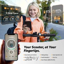 Stock 350W Electric Scooter for Adults, 18Miles Long Range, Max 30