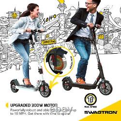 SwagTron Swagger 5 Boost Commuter Electric Scooter Teen/Adult 18MPH-300W Motor