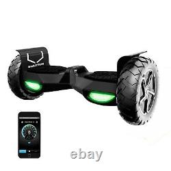 Swagtron 10 T6 Off Road Hoverboard Bluetooth Dual 300W Motor UL2272 Black V2