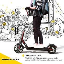Swagtron Adult Electric Scooter Swagger 5 Boost, 320 Lb Weight limit, 8.5 Inch