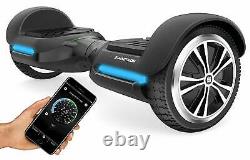 Swagtron Hoverboard T580 Adults Scooter 6-In Wheel with Bluetooth Speaker & App