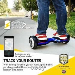 Swagtron Hoverboard T580 Adults Scooter 6-In Wheel with Bluetooth Speaker & App