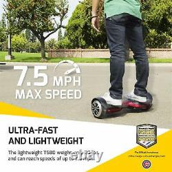 Swagtron Hoverboard T580 Adults Scooter 6-In Wheel with Bluetooth Speaker & App