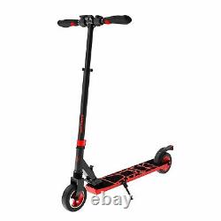 Swagtron SG-8 Folding Electric Scooter for Kids Adults Lightweight E-Scooter Red