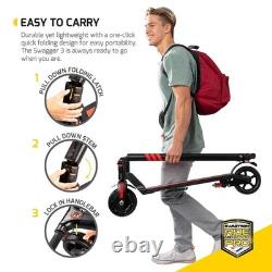 Swagtron Swagger Pro Foldable Electric Sport Scooter with Cruise Control Swagger 3
