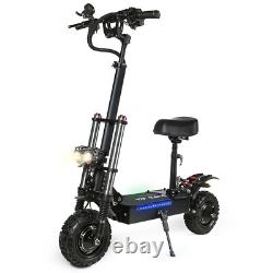 T88 Dual Motor 2800W 60V 27AH Scooter Electric Adult 50 MPH With Seat Folding
