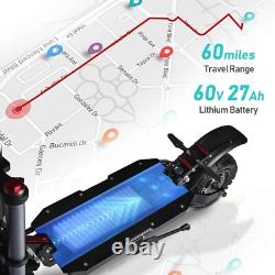 T88 Dual Motor 2800W 60V 27AH Scooter Electric Adult 50 MPH With Seat Folding