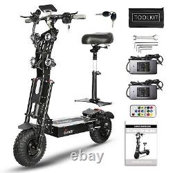 TOURSOR Electric Scooter Adults 72V 10000W 14 Folding Fast E Scooters 65MPH