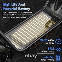 Terrosor 750W Foldable Electric Scooter Adult Adjustable Seat Commuter E-Scooter