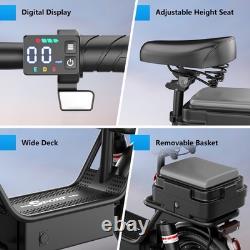 Terrosor 750W Foldable Electric Scooter Adult Adjustable Seat Commuter E-Scooter