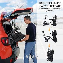 TopMate Electric Scooter 3 Wheel Power Mobility Scooter for Adult Senior 10.4Ah