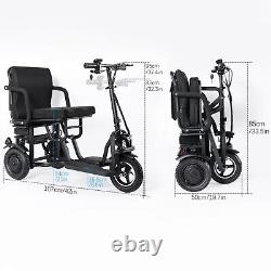 TopMate Electric Scooter 3 Wheel Power Mobility Scooter for Adult Senior 10.4Ah