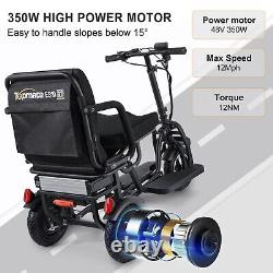 TopMate Electric Scooter 3 Wheel Power Mobility Scooter for Adult Senior 10.4Ah