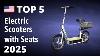 Top 5 Best Electric Scooters With Seats 2025