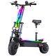 Topmate ES23 RGB Electric Scooter for Adult with 5600W Dual Motor EScooter 55Mph