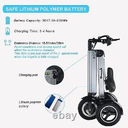 Topmate ES32 Electric Scooter Tricycle for Adult, Foldable 3 Wheel Scooter